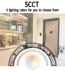 ETL 6 inç LED Disk işık kısılabilir 15W 3000K yumuşak beyaz yüzey gömme montaj LED tavan işık islak anma düşük profil işık - Product Image 2