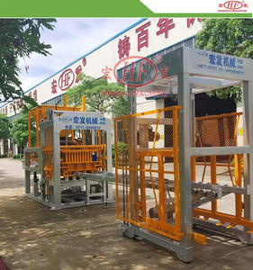 Hongfa mini planta de ladrillos pequeñas máquinas de bloques de enclavamiento de la máquina de fabricación de bloques de interbloqueo de 2, Venta caliente - Product Image 5