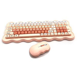 Multifunctional 2.4G Wireless <strong>Keyboard</strong> <strong>Mouse</strong> Combines Beautiful Colors <strong>and</strong> High-<strong>function</strong> <strong>Mouse</strong> <strong>Keyboard</strong> Combos for Girls Women - Product Image 3