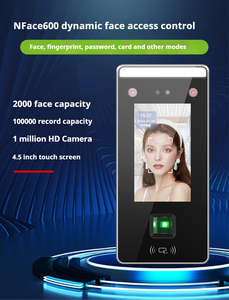 Pantalla táctil LCD HD de 4,5 pulgadas de alta calidad SpeedFace, contraseña de huella dactilar, reconocimiento facial, reloj de tiempo, Control de acceso con TCP/IP - Product Image 4