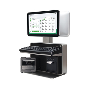 Efficient Supermarket POS Machine 14inch Win 10 POS <strong>Systems</strong> Cash Register Terminal Built-in Printer Scanner Fast Checkout - Product Image 6