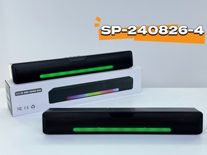 Nuovi prodotti per computer desktop colore blu dente altoparlante portatile plug-in subwoofer blu RGB altoparlante a denti lunghi grande volume - Product Image 4