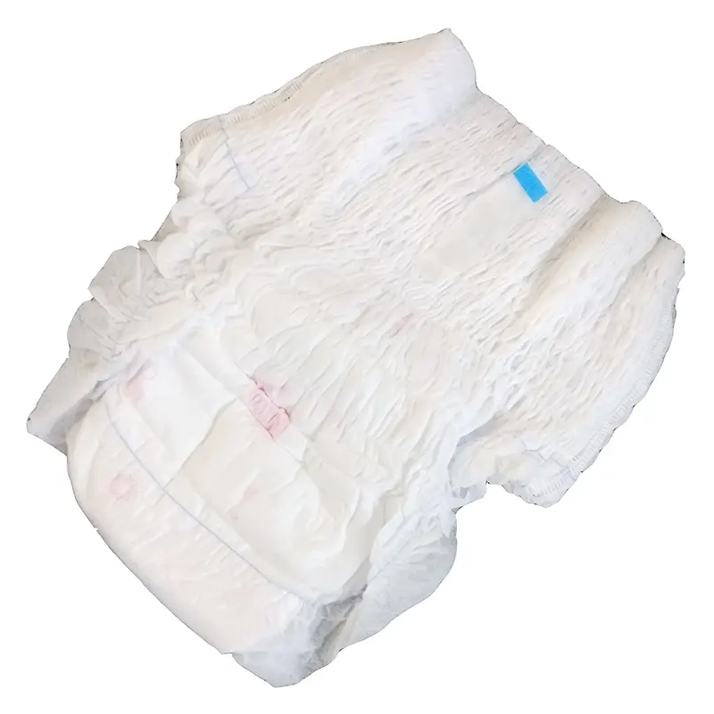 Japanese SAP Soft Cloth like Touch Breathable Disposable Pull Small Size Baby Diapers Pants