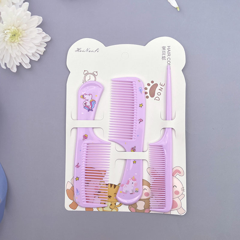 3101 Purple Three-piece Set