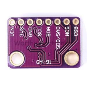 Electronic module accelerometer gyroscope compass GY-91 MPU9250+BMP280 nine axis <strong>sensor</strong> module GY series - Product Image 3