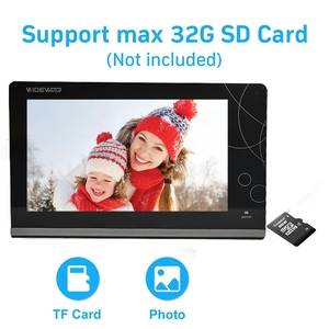 Tuya wifi Türklingel kamera Video Intercom System mit 7 Zoll HD Monitor Nachtsicht Tür Zugangs system RFID für Villa