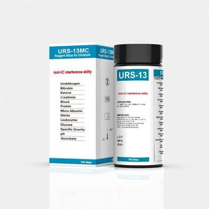 Nhà sản xuất URS-13 nước tiểu kiểm tra Strips 13 Thông số nước tiểu kiểm tra Dải urinalysis Thuốc thử Strips tùy chỉnh - Product Image 4