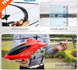 KW toptan 2.4G süper büyük uzaktan kumanda uçak çocuklar 3.5CH büyük helikopter Drone oyuncaklar büyük boy Rc helikopter - Product Image 5
