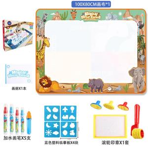 Toptan su çizim matı çocuk erken eğitici oyuncaklar çizim oyuncak seti renkli kalem DIY su boyama Mat - Product Image 4