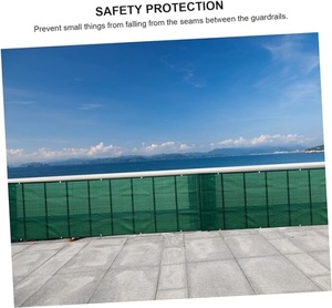 HDPE PVC çit ekran ağları netleştirme açık bahçe Yard balkon gizlilik koruma yeşil inşaat güvenlik ağı - Product Image 5