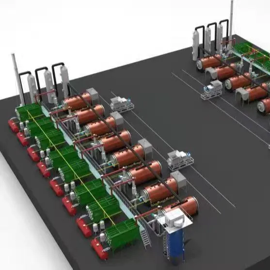 Piccolo purificare l'olio combustibile pesante per l'impianto di rigenerazione Diesel attrezzatura per la distillazione della macchina della raffineria di petrolio esausto