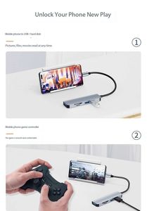 USB C集线器3.0类型C 5合1多分离器适配器，带TF SD阅读器插槽，适用于Macbook Pro 13 15 Air Pro电脑配件 - Product Image 6