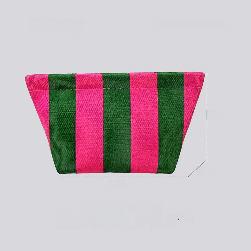 Vertical stripe-pink green