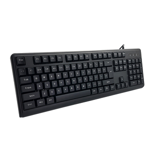 Hot Selling Classical USB Wired Ergonomic <strong>Keyboard</strong> 104 Keys Customized Office <strong>Keyboard</strong> K-204X, OEM Language Logo Color Packing - Product Image 3