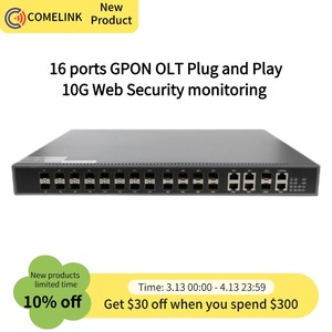 KEXINT FTTH 10 Gigabit Ethernet 16 port 1 U GPON OLT ONT çeşitli türleri ile uyumlu - Product Image 2