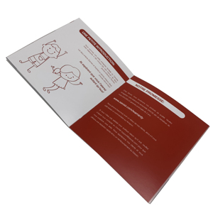 定制服务促销小册子印刷手册，带马鞍缝合小册子印刷手册 - Product Image 2