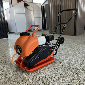 Tesviye ve sıkıştırma için küçük benzinli yürüyüş arkasında temel toprak yol asfalt beton Mini plaka titreşim actor ktör - Product Image 1