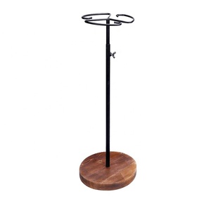 Bàn Có Thể Điều Chỉnh Chiều Cao Khăn Organizer Tay Khăn Hiển Thị Giá Cơ Sở Gỗ Bàn Bằng Gỗ Hàng Đầu Hiển Thị Đứng - Product Image 3