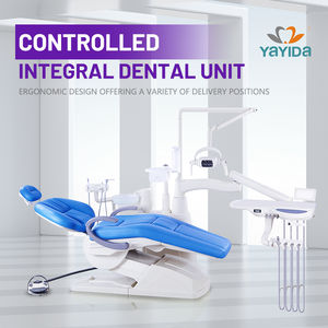 Unit kursi <span class=keywords><strong>Dental</strong></span> elektrik, kursi dokter gigi elektrik dengan nampan instrumen dan kabinet asisten untuk klinik - Product Image 2