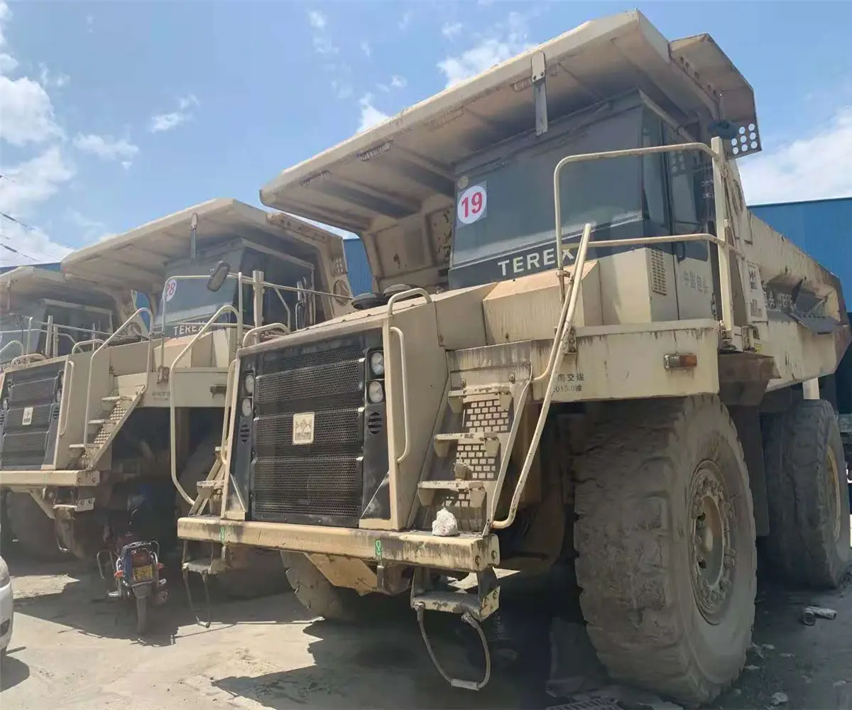 TEREX-camión de basura para minería TR60 TR50, camión de volteo/volquete, 773D, segunda mano