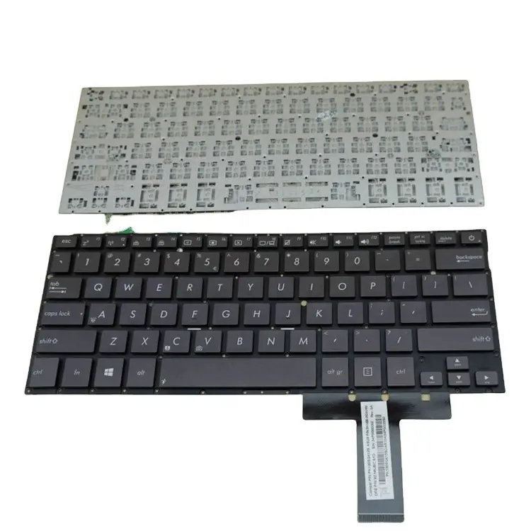 Clavier d'ordinateur portable HK-HHT pour Asus UX31 clavier américain noir claviers d'ordinateur portable externes universels avec rétro-éclairage ou pas de rétro-éclairage