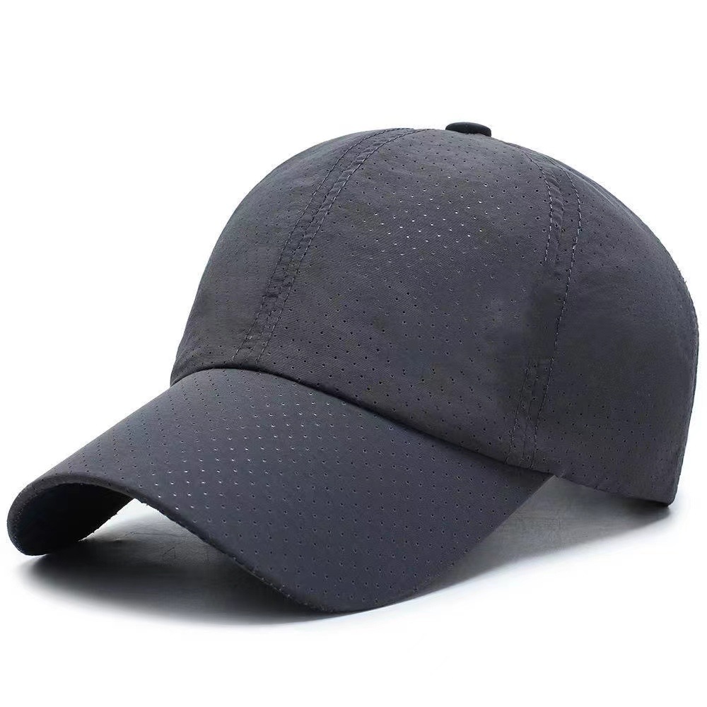 Gorra de béisbol ligera-gris oscuro