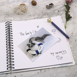 STANDWIDE Support Custom Cover Pattern 8x8 <strong>8</strong>*<strong>8</strong> Inch 20.<strong>5</strong>*20.5cm Diy <strong>Photo</strong> Album Scrapbook Scrap <strong>Book</strong> with White Paper Page - Product Image 1