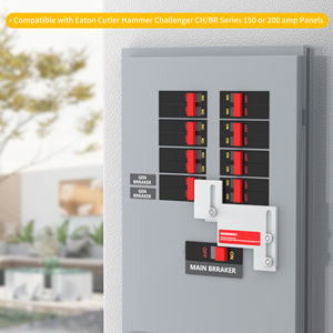 Generator Interlock Kit Voor <span class=keywords><strong>Cutler</strong></span> Hamer Uitdager Br En <span class=keywords><strong>Ch</strong></span> Serie 150-200 Ampère Panelen 1 1/4 Tot 1 1/2 Inch Ruimte - Product Image 6