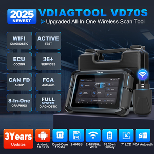 Neues Update VDIAGTOOL VD70S Wireless Key Fob Programmer 39 Reset-Funktion All-in-One-Auto diagnose gerät mit Schlüssel programmierung