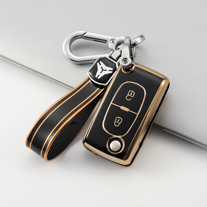 2 Button Black + Keychain