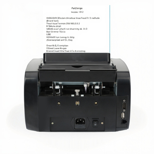 Commercial Grade Bill Counter with UV/Magnetic/Infrared Anti-Counterfeit System <strong>Mix</strong> <strong>Value</strong> <strong>Detection</strong> and Error Alarm - Product Image 3