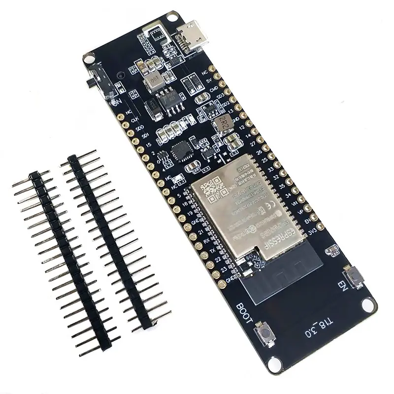 Módulo inalámbrico WiFi Bluetooths con caja de batería 18650 ESP32 WROVER Placa de desarrollo