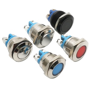 Impermeabile momentaneo Led Self Lock in plastica metallo pulsante di accensione diversi tipi di interruttore a pulsante - Product Image 1