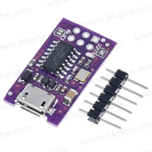 Hot Sales Micro <strong>USB</strong> Tiny <strong>AVR</strong> ATtiny44 USBTiny <strong>Programmer</strong> Module IDE Bootloader ISP Microcontroller 5V F03-07 in stock - Product Image 1