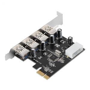 4端口PCI-E至USB 3.0集线器PCI Express扩展卡适配器5Gbps主板 - Product Image 5