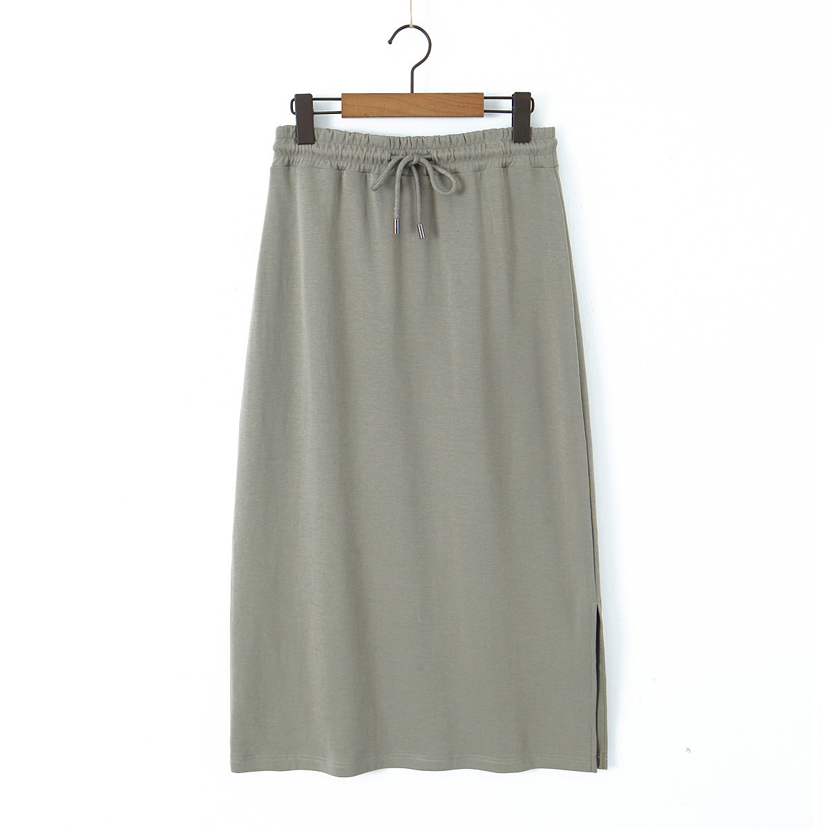 jupe midi grise