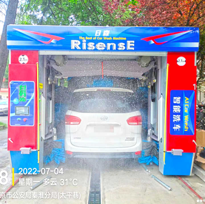 Rollover mesin cuci mobil otomatis dengan sikat Dan pengering