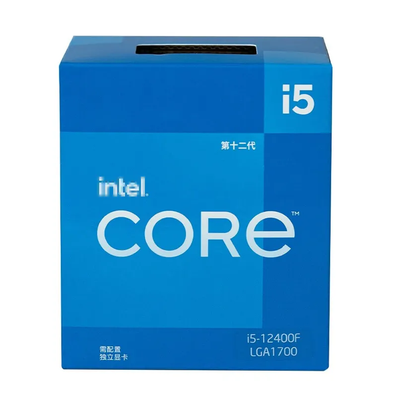 Brand New Cpu For Intel Core I5 12th Gen Processors I5-12400f 2.5ghz 10nm 65w Desktop Cpu Lga 1700 i5 12400f Cpu