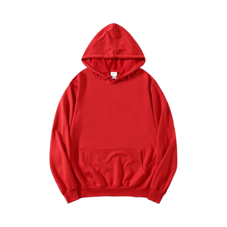 Sudadera con capucha roja