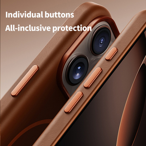 Bireysel düğmeler iPhone 17 için tasarımlar Pro Max anti-parmak izi manyetik telefon iPhone için kılıf 11 12 13 14 15 16 Pro Max - Product Image 6