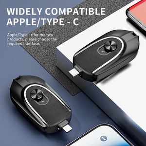 IPhone Samsung用のキーチェーンパワーバンクを備えたミニパワー緊急ポッド、およびタイプCポートとアップル用ポートを備えたすべてのスマートフォン - Product Image 3