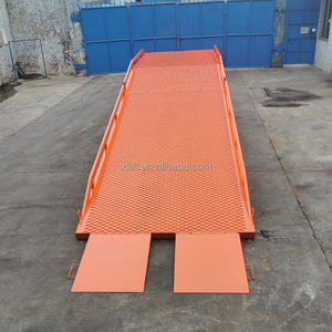 Rampa de patio ajustable móvil hidráulica personalizada para carga y descarga de camiones puente nivelador de muelle portátil - Product Image 5