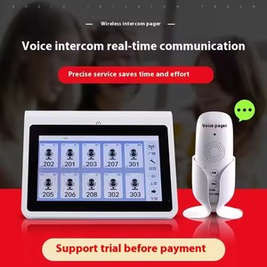 Professional <strong>Wireless</strong> Two-<strong>Way</strong> <strong>Intercom</strong> Pager Bell Confined Call <strong>System</strong> for Nursing Homes Tea Houses-Call Order Meal Room Service - Product Image 2