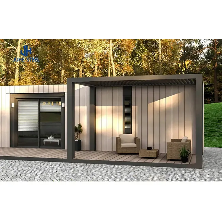 4m 4M khung thép cấu trúc vận chuyển container 40 chân cao Cube cửa hàng bền prefab nhà 4 phòng ngủ sang trọng nhà