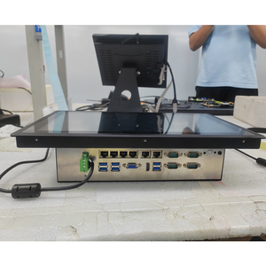 8 USB 6 COM RS232 RS485工业电脑，带酷睿i5 i7 i9视窗11 10 7 WiFi第12代6局域网端口电脑VGA显示平板电脑 - Product Image 1