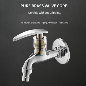 Nước Uống An Toàn Nhà Bếp Phòng Tắm Vòi Gốm Tùy Chỉnh OEM Dịch Vụ Bền Brass Xây Dựng Thiết Kế Hiện Đại Máy Giặt - Product Image 2