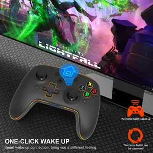 Popular Multifunction <strong>Controller</strong> Precision Sensor Black Crack Led Light Gamepad for Nintendo Switch/light/OLED/Android/IOS - Product Image 4