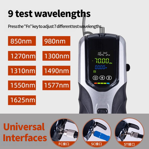 G7 xách tay Power Meter sợi quang testers công cụ FTTH -50 ~ + 26dbm có thể sạc lại OPM quang Power Meter - Product Image 3