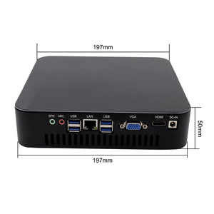 Barebone núcleo del sistema i7 7700T 4 núcleos de 8 hilos 1HD VGA LAN 4USB 3,0 Win10 Linux PC todo-en-uno hardware software - Product Image 1