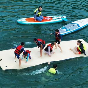 湖やプールでの滑り止めフローティングマットウォータークッションフロートラフト - Product Image 2